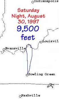 August 30 flight map