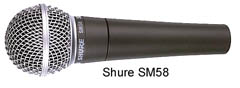 SM 58 cardioid